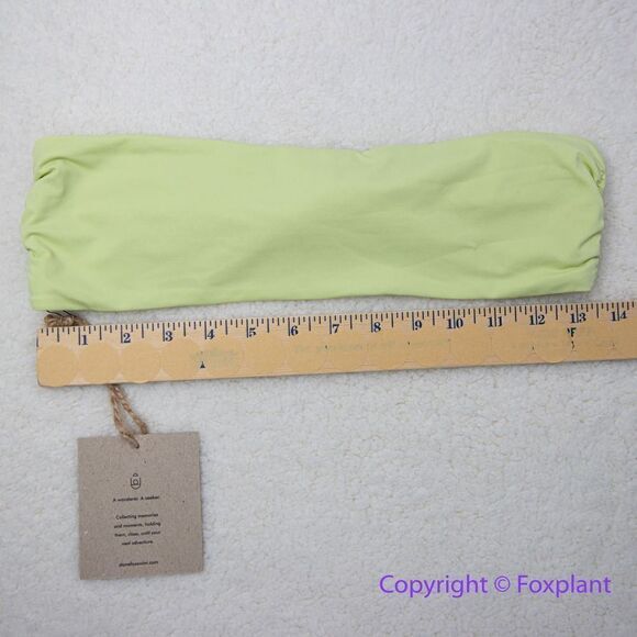 NEW Stone Fox Swim x Free‎ People lele knotted bandeau bikini top, size M - Picture 6 of 9